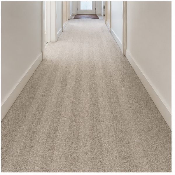 Hallway High-Traffic Lane Restoration — after cleaning