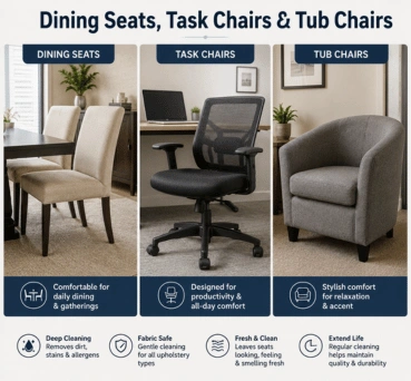 On-site Dining Chair Cleaning in Seddon